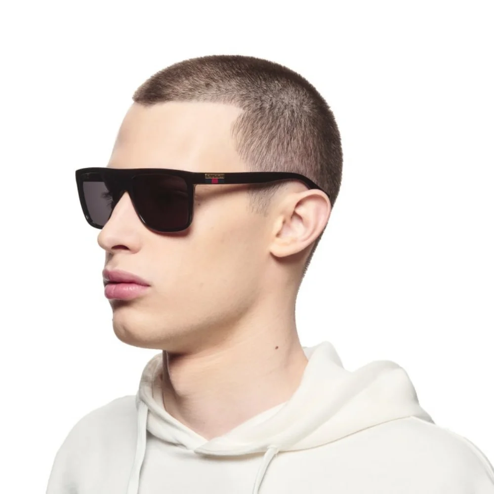 NEW GUCCI SUNGLASSES GG0748S 001 BLACK MEN GUCCI EYEWEAR